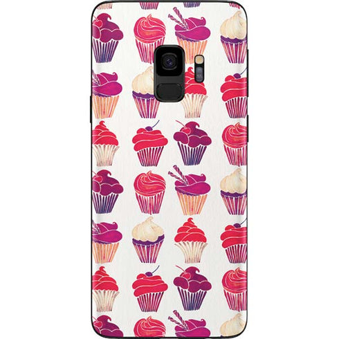 Cat Coq Cupcakes Galaxy S9 Skin